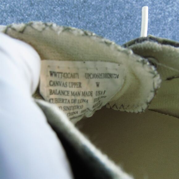 Time And Tru Women's Scrunchback Sneaker Green Fabric Size 8M Gently Used 2025 - Picture 5 of 6